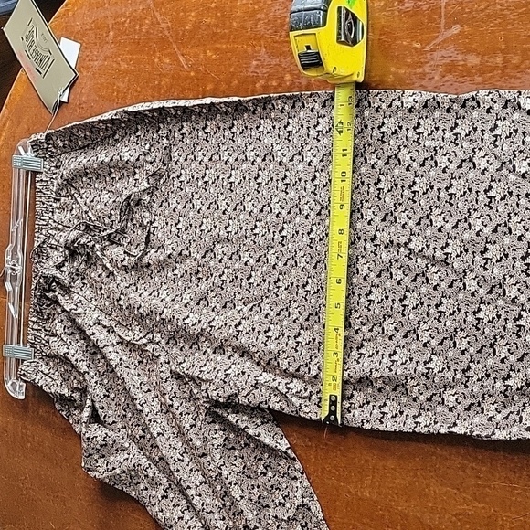 Vintage 90s NWT Floral Motif Print Drawstring Pants Size Large - Picture 9 of 12